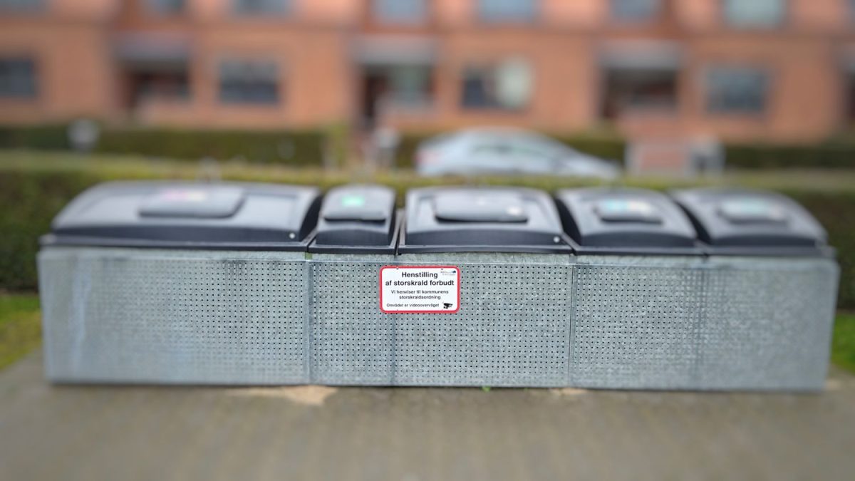 Skraldespand affaldssortering