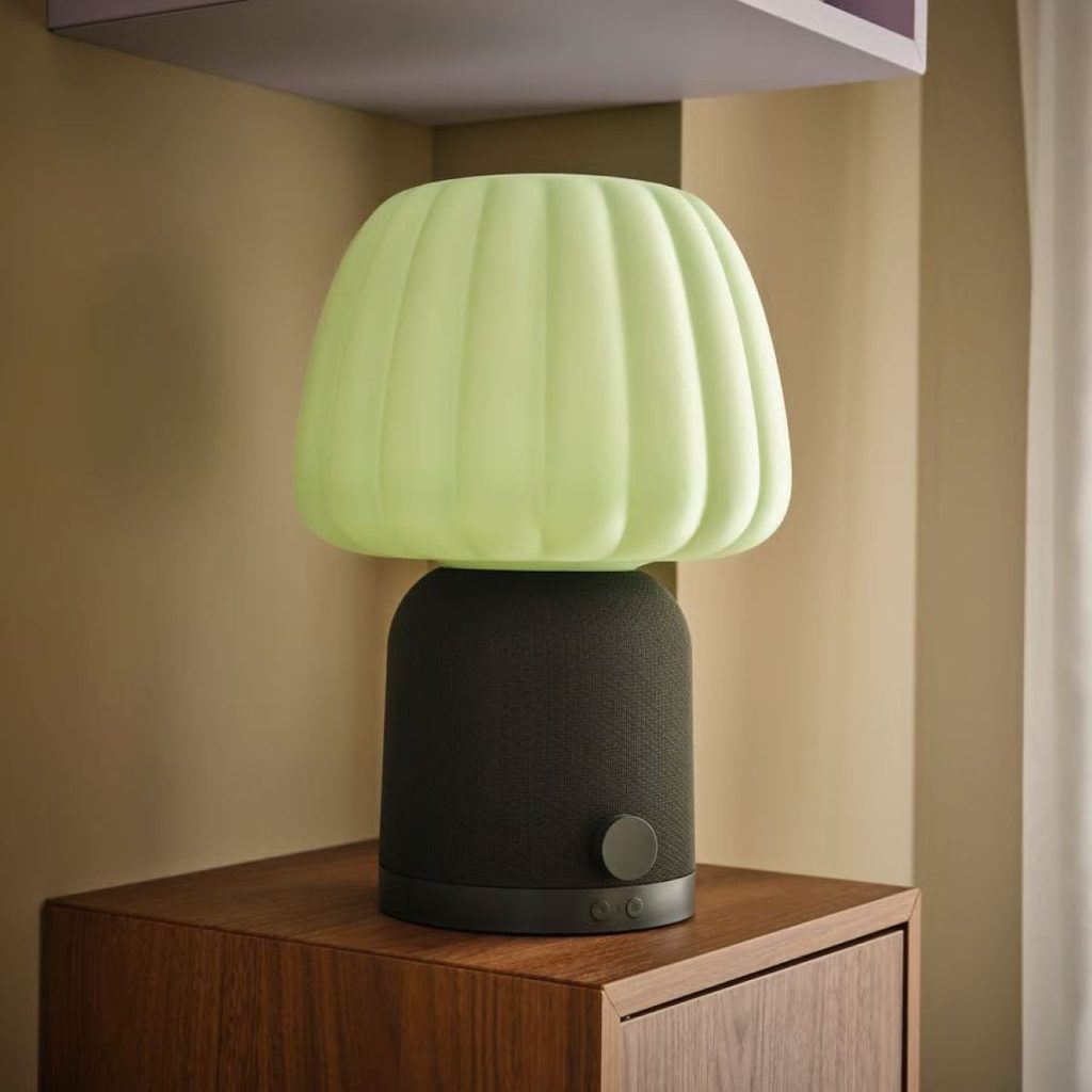 kulglass bluetooth speaker lamp dark green 1483845 pe1001368 s5